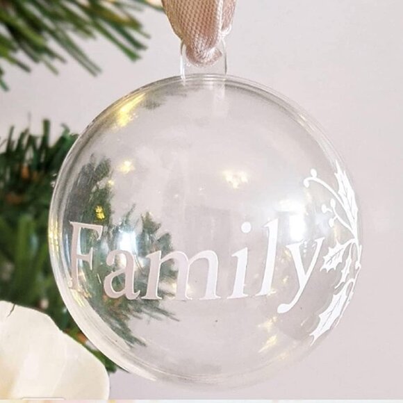 50 Bath Bomb Molds Shells 1.6'' Clear DIY Crafting Ball Ornament ornament favor - Picture 3 of 9